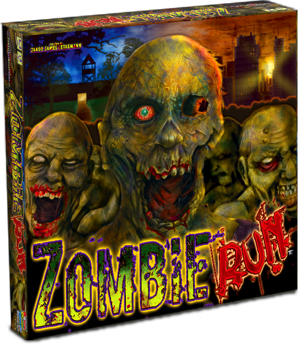 Zombie Run Custom Board Game